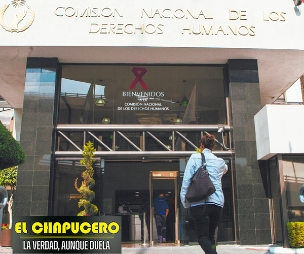 Protesta en la CNDH por el caso de Holy Yash