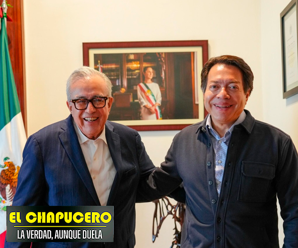 Gobernador Rocha y Mario Delgado titular de la SEP se reúnen para revisar obras de infraestructura educativa en proceso y para 2026