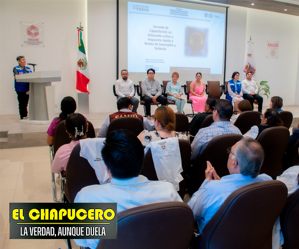 Actualizan al personal de Salud para atajar el sarampión y la Rubéola en Campeche.