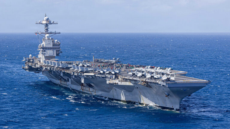 USS Gerald R. Ford entra al Mediterráneo ante tensión con Irán