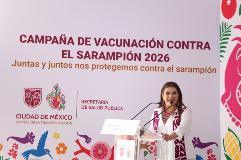 CDMX lanza mega campaña de vacunación contra sarampión ante 166 casos confirmados