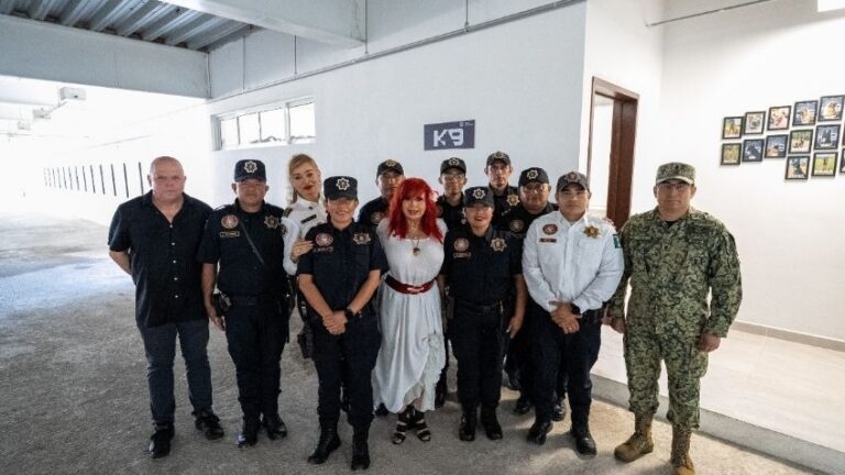 Layda rescata ‘elefante blanco’ de Alejandro Moreno y le da una vida útil y funcional para la policía de Campeche