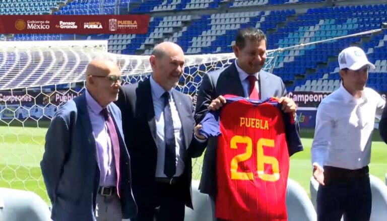Puebla entra al Mundial: Armenta atrae el amistoso España vs Perú al Cuauhtémoc