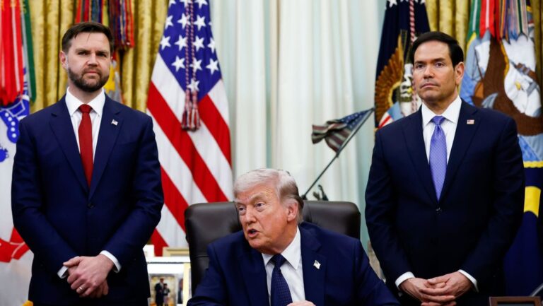 Trump sondea a Vance y Rubio como posibles sucesores en 2028