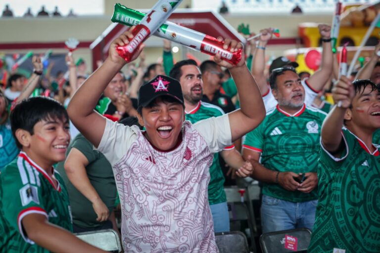 Saldo blanco y convivencia familiar durante el inicio de Zona Fan Yucatán del Mundial FIFA 2026