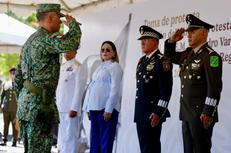 Seguiremos coordinados con el Ejército para mejorar la seguridad de Sinaloa: Yeraldine Bonilla
