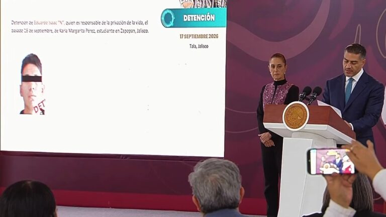 Harfuch confirma detención de dos presuntos responsables de feminicidios en Morelos y Jalisco