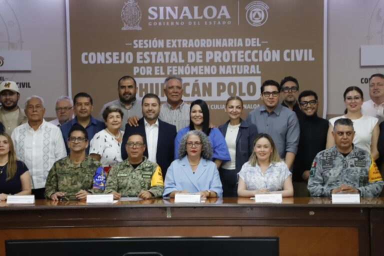 Sinaloa activa Consejo Estatal de Protección Civil ante el Huracán «Polo»