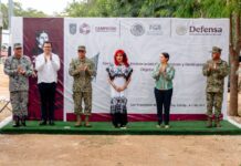 Campeche atestigua incineración de narcóticos en la 33ª Zona Militar