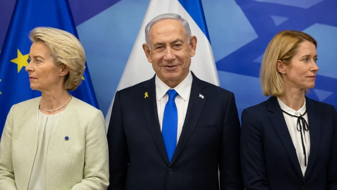 Collage-Ursula-von-der-Leyen-Benjamin-Netanyahu-and-Kaja-Kallas