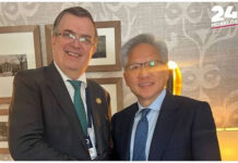 CEO de Nvidia prepara visita a México tras encuentro con Ebrard